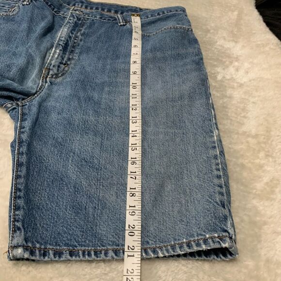 Levis 505 Mens Size 40 Denim Cotton Shorts Straight Fit - Picture 3 of 6